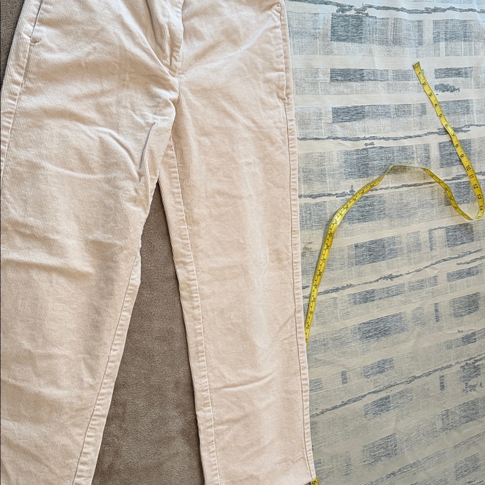 Beige Corduroy Pants
Banana Republic 
Straight trouser